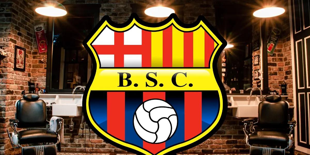 Barcelona SC y barbería 