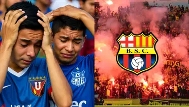 Barcelona SC-Emelec-Liga de Quito / Foto: GROK