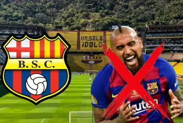 El equipo en donde jugará Arturo Vidal, ya no fichará por Barcelona SC