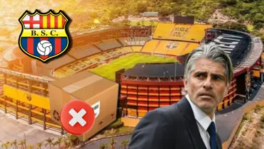 El paquete que tendría que regresar a Barcelona SC, decían que ya se iba del ídolo