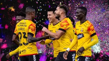 Jugadores de Barcelona SC (Foto tomada de: Fiesta/API)