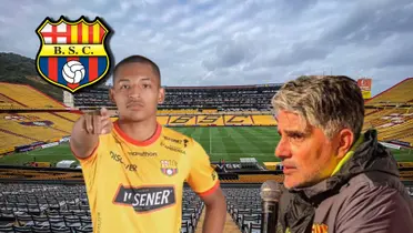 La drástica decisión de Diego López con Jhon Acurio, es una de las promesas de Barcelona SC